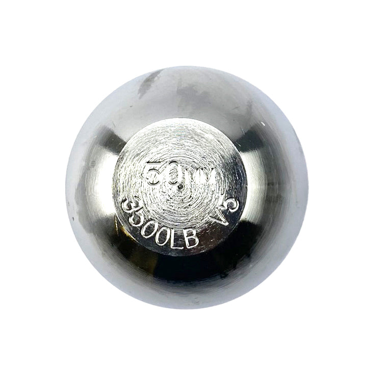 50mm Hitch Tow Ball For UK Trailers - M18 x 45mm x 2.5mm